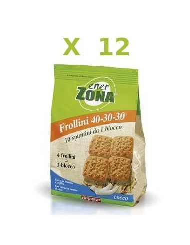 Cofanetto frollini al cocco Enerzona - 12 pack