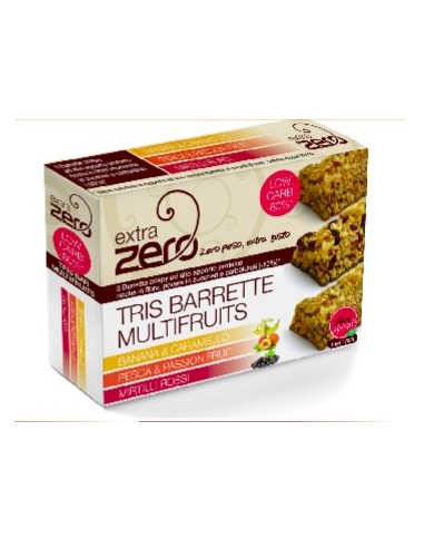 Tris di barrette Extra Zero Multifruits
