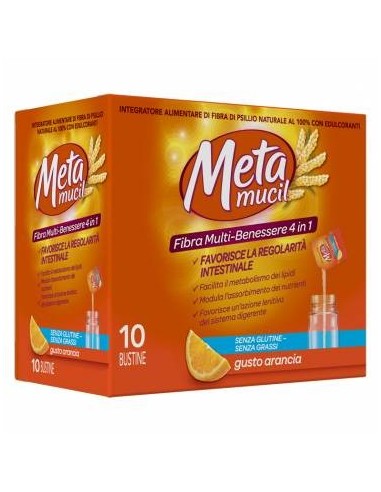 Metamucil gusto arancia - 10 bustine