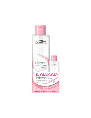 Ducray Acqua micellare Ictyane 400 ml + 100 ml omaggio