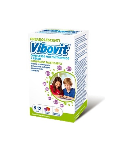 Vibovit Preadolescenti Complesso Multivitaminico + Ferro - 30 compresse
