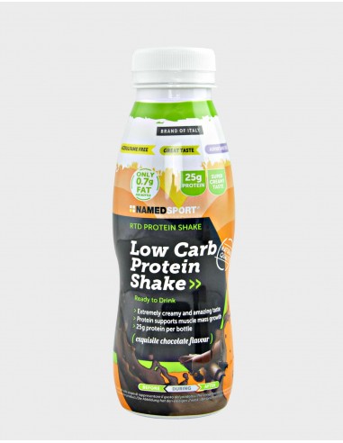 Low Carb Protein Shake Gusto Cioccolato Named Sport - 330 ml