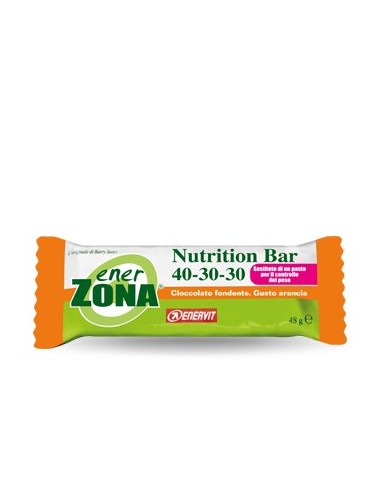 Nutrition Bar Enerzona Cioccolato Fondente e Arancia