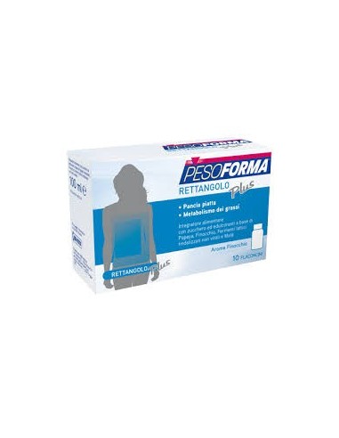Pesoforma Morfotipo Rettangolo Plus - 10 flaconcini
