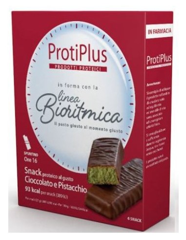 Protiplus Dieta Bioritmica Barrette al Cioccolato e Pistacchio