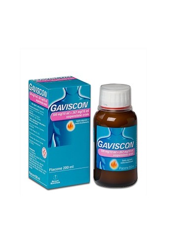 Gaviscon Sospensione Orale 500+267 mg/10 ml