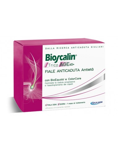 Fiale Anticaduta Antietà Tricoage con Bioequolo Bioscalin