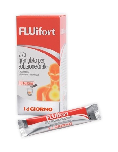 Fluifort 2,7g Granulato per Soluzione Orale - 10 Bustine