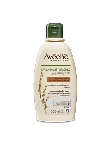 Aveeno Bagno Doccia allo Yogurt profumo Vaniglia e Avena - 300 ml