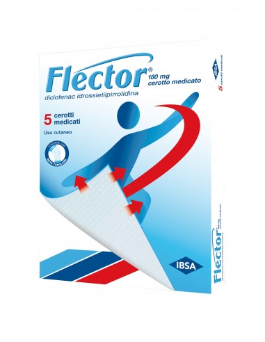 Flector 180 mg Diclofenac - 5 Cerotti Medicati