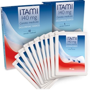 Itami 140 mg Diclofenac - 10 Cerotti Medicati