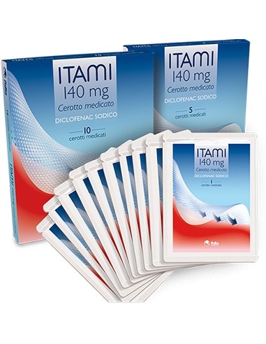 Itami 140 mg Diclofenac - 10 Cerotti Medicati