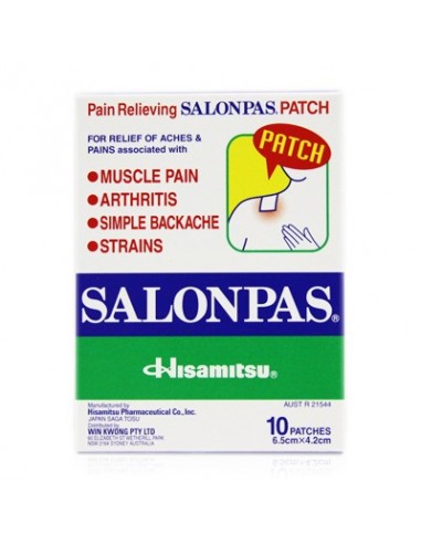 Salonpas 6,5 cm x 4,2 cm - 10 Cerotti Medicati