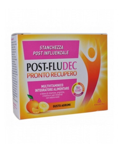 Post-FluDec Pronto Recupero - 12 Bustine Gusto Agrumi