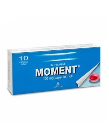 Moment 200mg Ibuprofene - 10 Capsule Molli