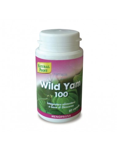 Wild Yam 100 Natural Point - 80 capsule vegetali