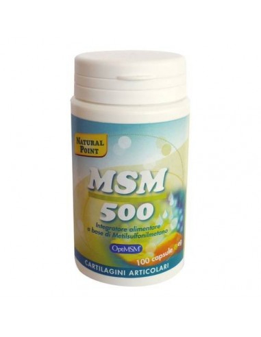 MSM 500 Natural Point - 100 Capsule vegetali