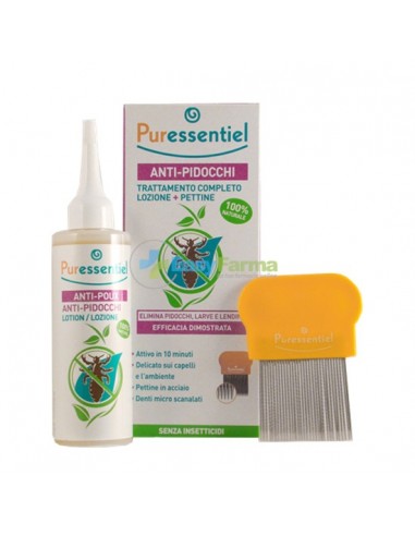 Puressentiel Anti Pidocchi Trattamento Completo Lozione 100 ml + Pettine