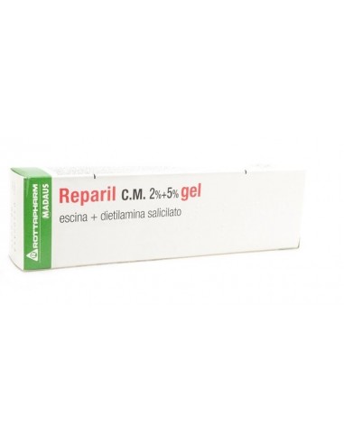 Reparil Gel 2% Escina + 5% Dietilamina Salicilato - Tubo 40 g