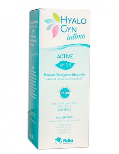 Hyalo Gyn Active pH 3.5 Mousse Detergente Idratante - 200 ml