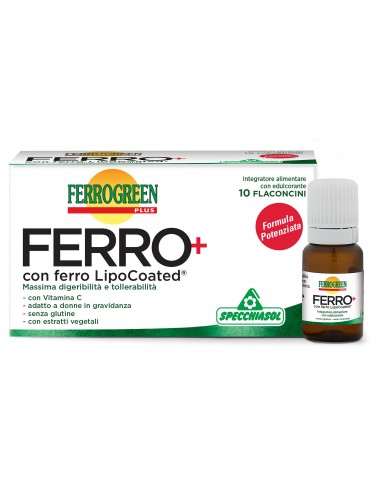 Ferrogreen Plus Ferro+ Specchiasol - 10 flaconcini