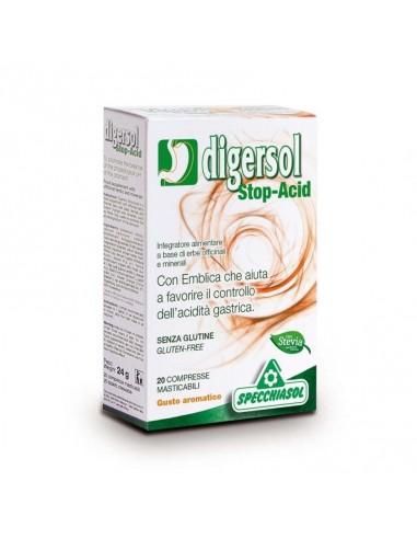 Digersol Stop-acid - 20 compresse 