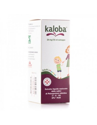 Kaloba Sciroppo 20 mg / 7,5 ml - Flacone 100 ml