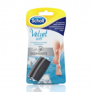 Ricarica Velvet Soft Roll Scholl Extra Esfoliante - 2 testine