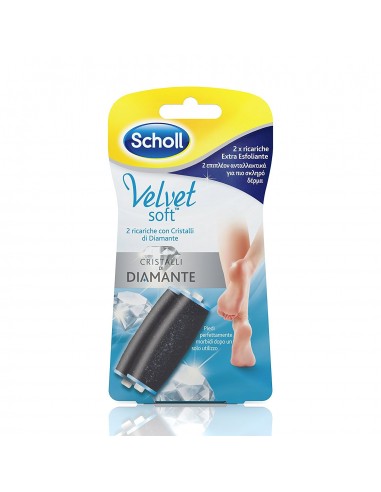 Ricarica Velvet Soft Roll Scholl Extra Esfoliante - 2 testine