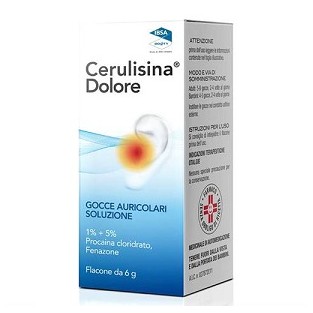 Cerulisina Dolore Gocce Auricolari - Flacone 6 g