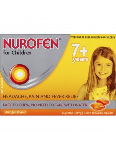 Nurofen Kid Febbre e Dolore - 24 Capsule Masticabili