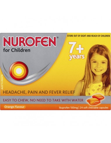 Nurofen Kid Febbre e Dolore - 24 Capsule Masticabili