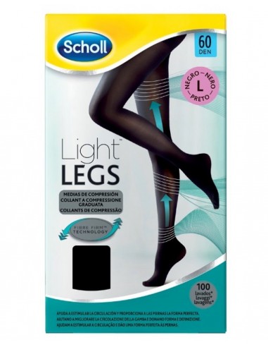 Collant Dr. Scholl Light Legs 60 Denari Nero - Taglia L