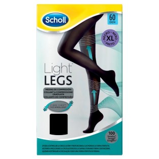 Collant Dr. Scholl Light Legs 60 Denari Nero - Taglia XL
