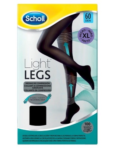 Collant Dr. Scholl Light Legs 60 Denari Nero - Taglia XL