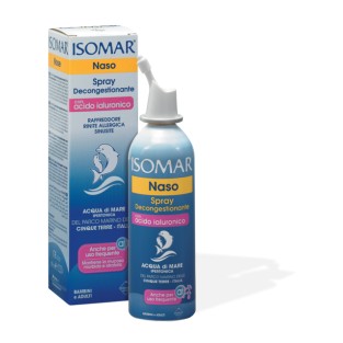 Isomar Spray Nasale Ipertonico Decongestionante con Acido Ialuronico