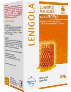 Lenigola Masticabili gusto Arancia - 40 Compresse