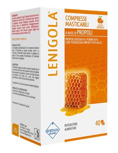 Lenigola Masticabili gusto Arancia - 40 Compresse