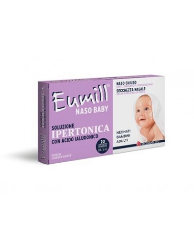 Eumill Naso Baby Soluzione Ipertonica - 20 Flaconcini Monodose