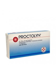Proctolyn 0,1mg+10mg  - 10 Supposte