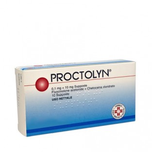 Proctolyn 0,1mg+10mg  - 10 Supposte