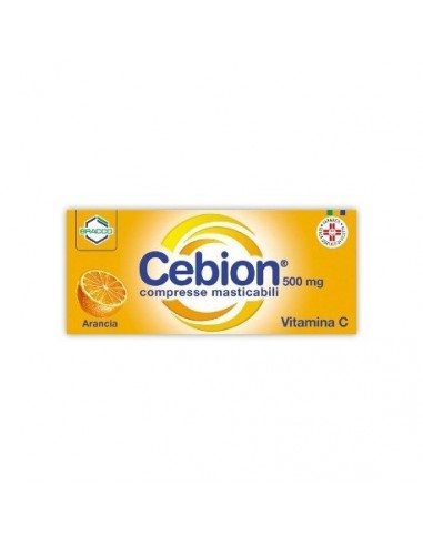 Cebion 500 mg Vitamina C - 20 Compresse Masticabili Arancia