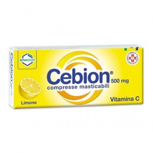 Cebion 500 mg Vitamina C - 20 Compresse Masticabili Limone
