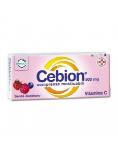 Cebion 500 mg Vitamina C - 20 Compresse Senza Zucchero