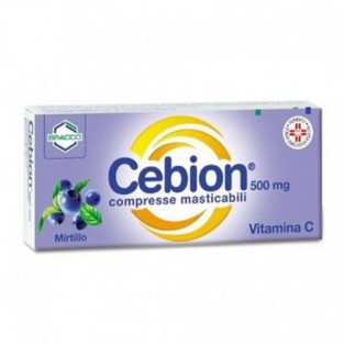 Cebion 500 mg Vitamina C - 20 Compresse al Mirtillo