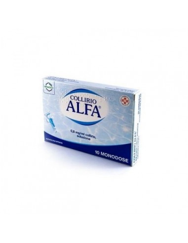 Collirio Alfa 0,8 mg - 10 Contenitori Monodose