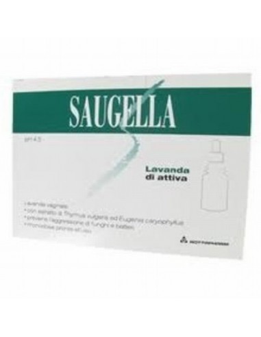 Saugella Attiva lavanda vaginale 4 flaconi