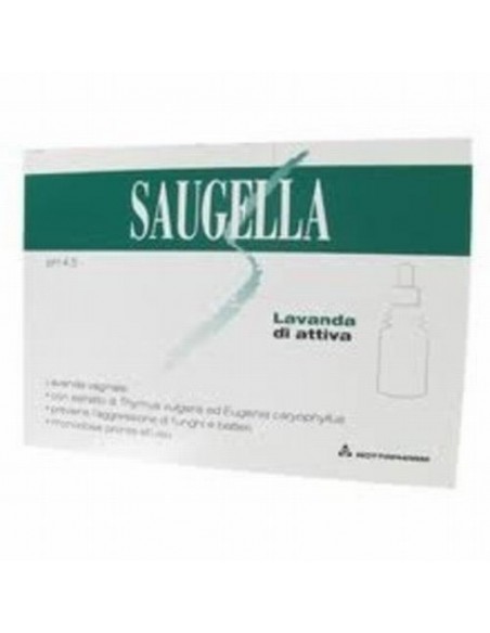 Saugella Attiva lavanda vaginale 4 flaconi