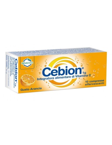 Cebion Effervescente Vitamina C - 10 Compresse Arancia