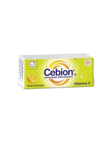 Cebion Effervescente Vitamina C - 10 Compresse Senza Zucchero